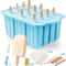 Silicone Popsicle Mold With Wooden Sticks 13