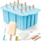 Silicone Popsicle Mold With Wooden Sticks 13