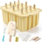 Silicone Popsicle Mold With Wooden Sticks 16