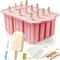 Silicone Popsicle Mold With Wooden Sticks 17