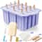Silicone Popsicle Mold With Wooden Sticks 18