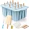 Silicone Popsicle Mold With Wooden Sticks 19