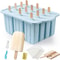 Silicone Popsicle Mold With Wooden Sticks 19