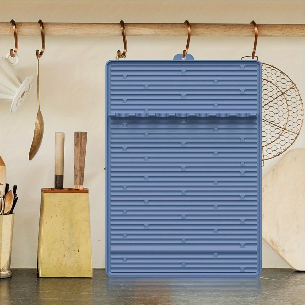 Silicone Grill Mat With Utensil Holder 5