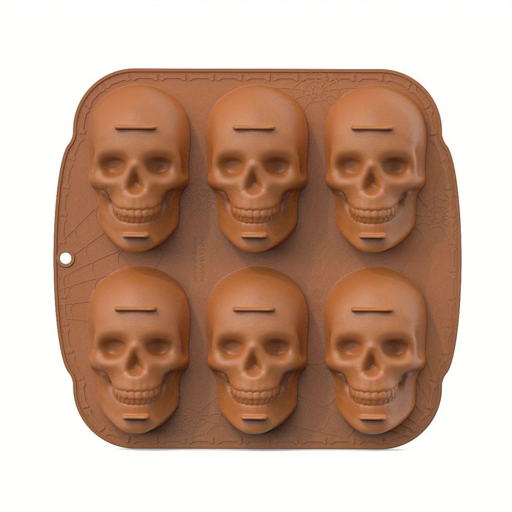 Skull Silicone Cake Decorating Mold 4