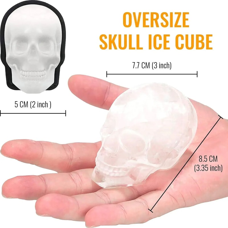 Extra Large 3D Skull Ice Tray 5