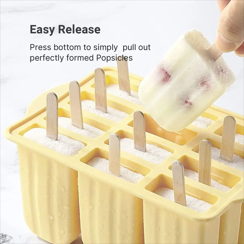 Silicone Popsicle Molds Set Of 12 4