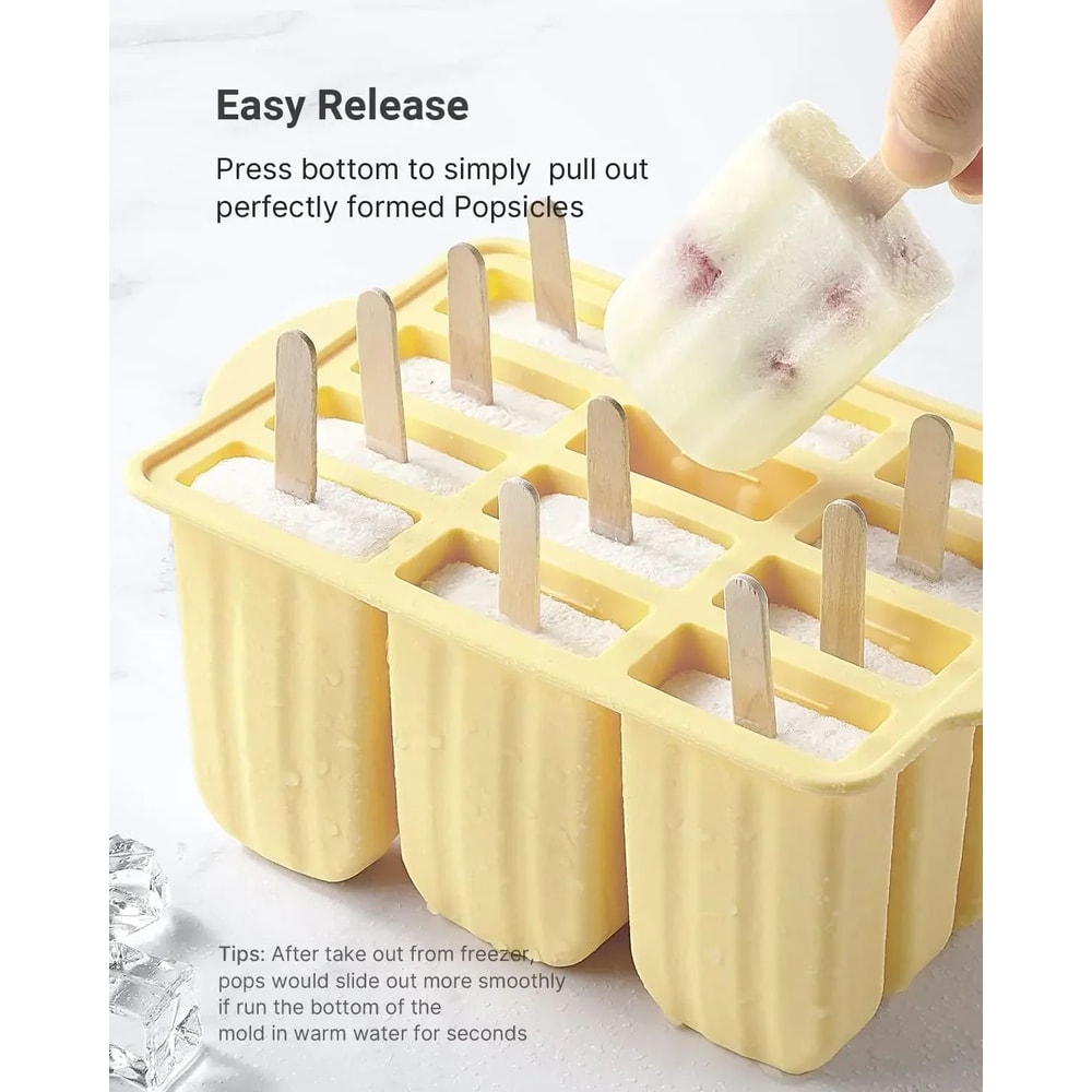 Silicone Popsicle Molds Set Of 12 9