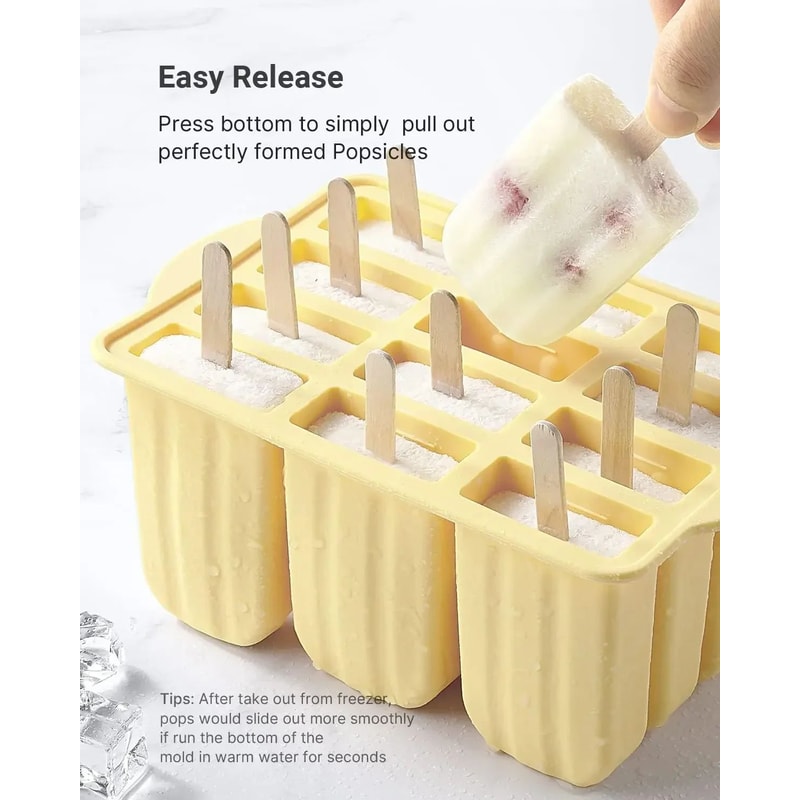 Silicone Popsicle Molds Set Of 12 9