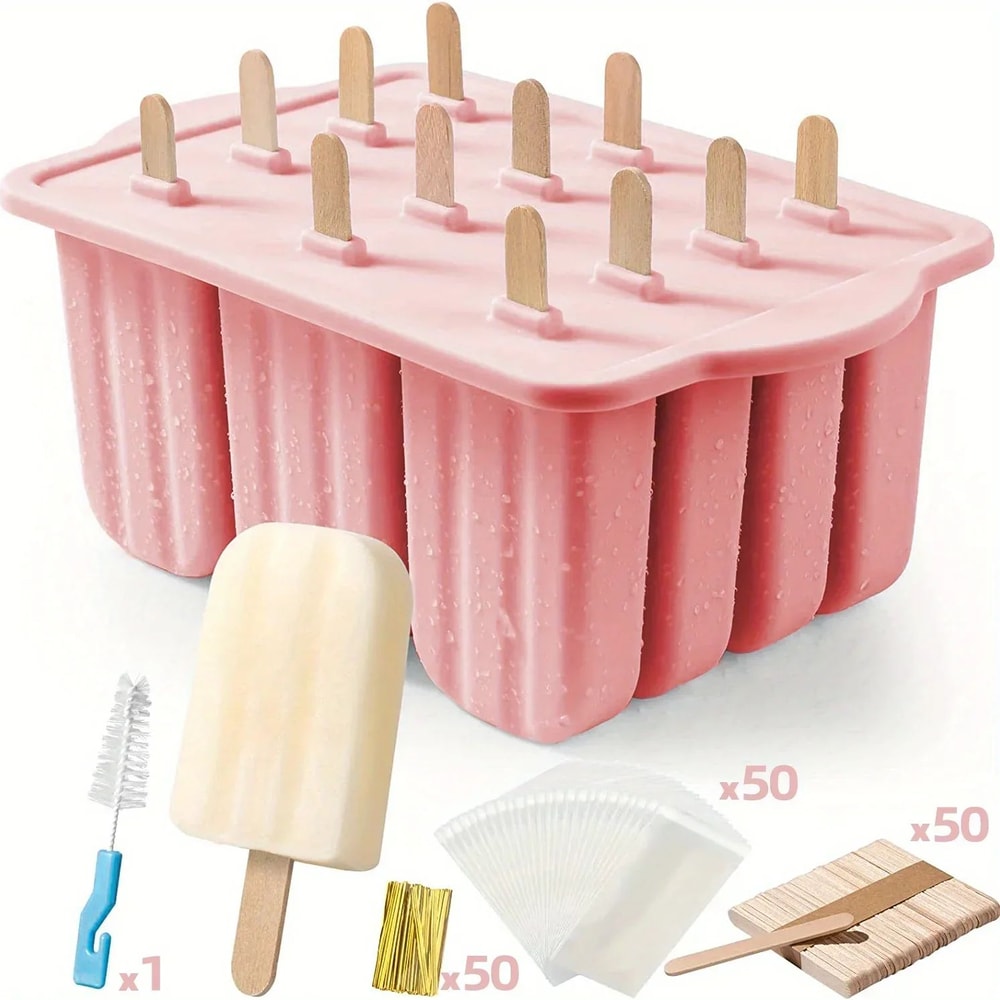 Silicone Popsicle Molds Set Of 12 18