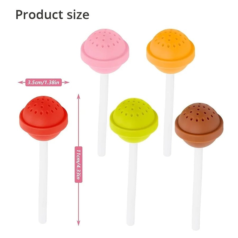 Silicone Lollipop Tea Infuser Strainer 5