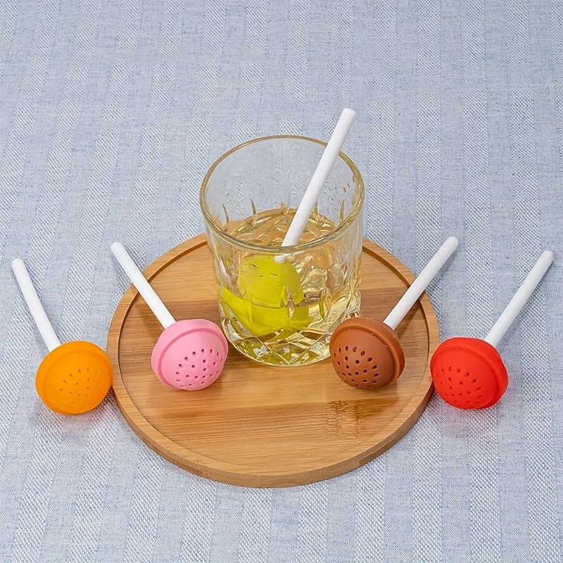 Silicone Lollipop Tea Infuser Strainer 8