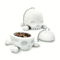 skull tea infuser silicone filter