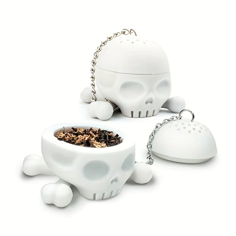 Skull Tea Infuser Silicone Filter 0