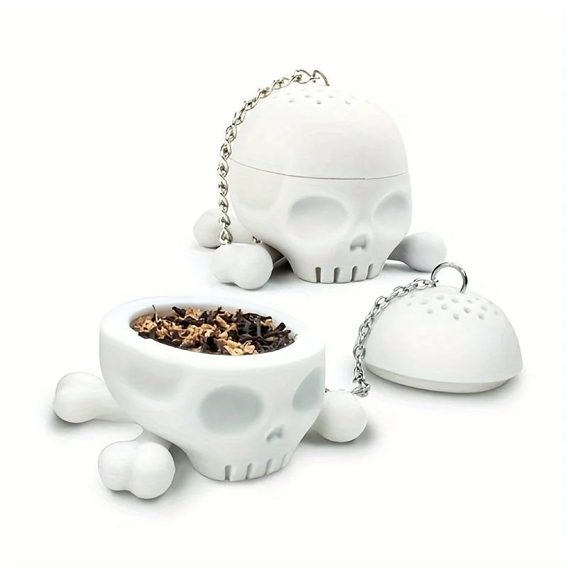 Skull Tea Infuser Silicone Filter 2