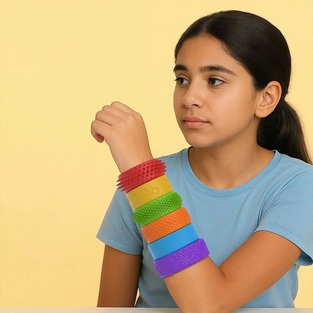 Silicone Sensory Slap Bracelet Fidget Toy 4