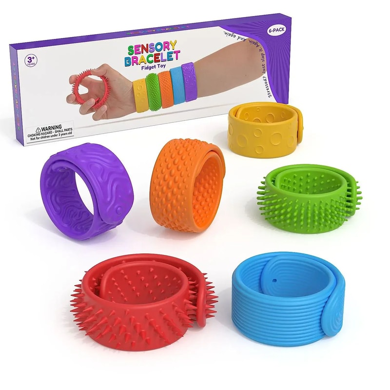Silicone Sensory Slap Bracelet Fidget Toy 6