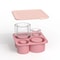 Silicone Hollow Cylinder Ice Cube Tray 3