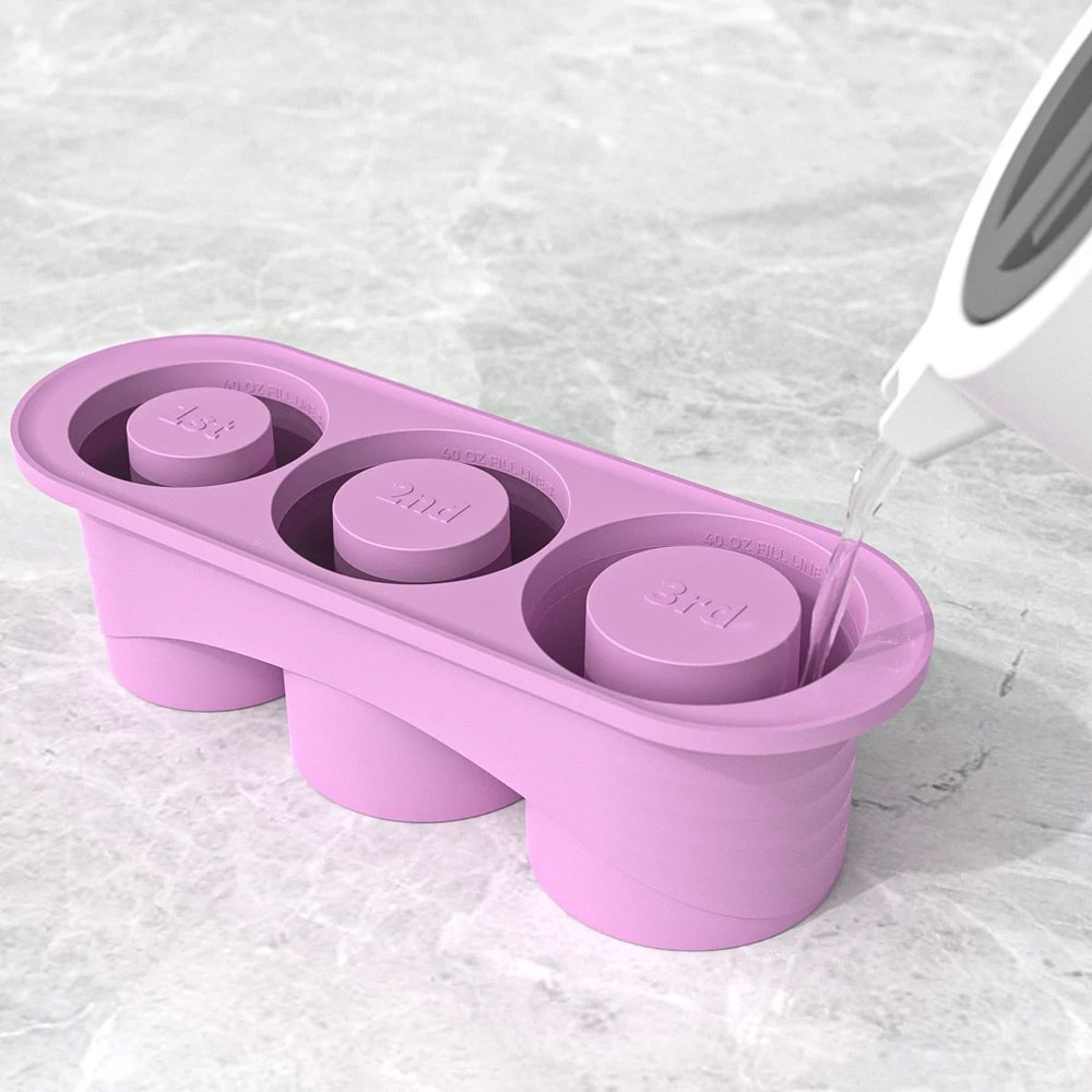Cylinder Ice Cube Tray For Tumbler Cups 1