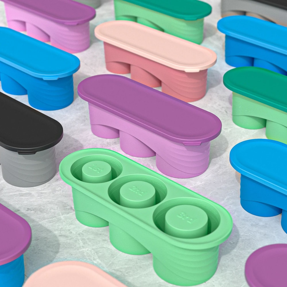 Cylinder Ice Cube Tray For Tumbler Cups 4