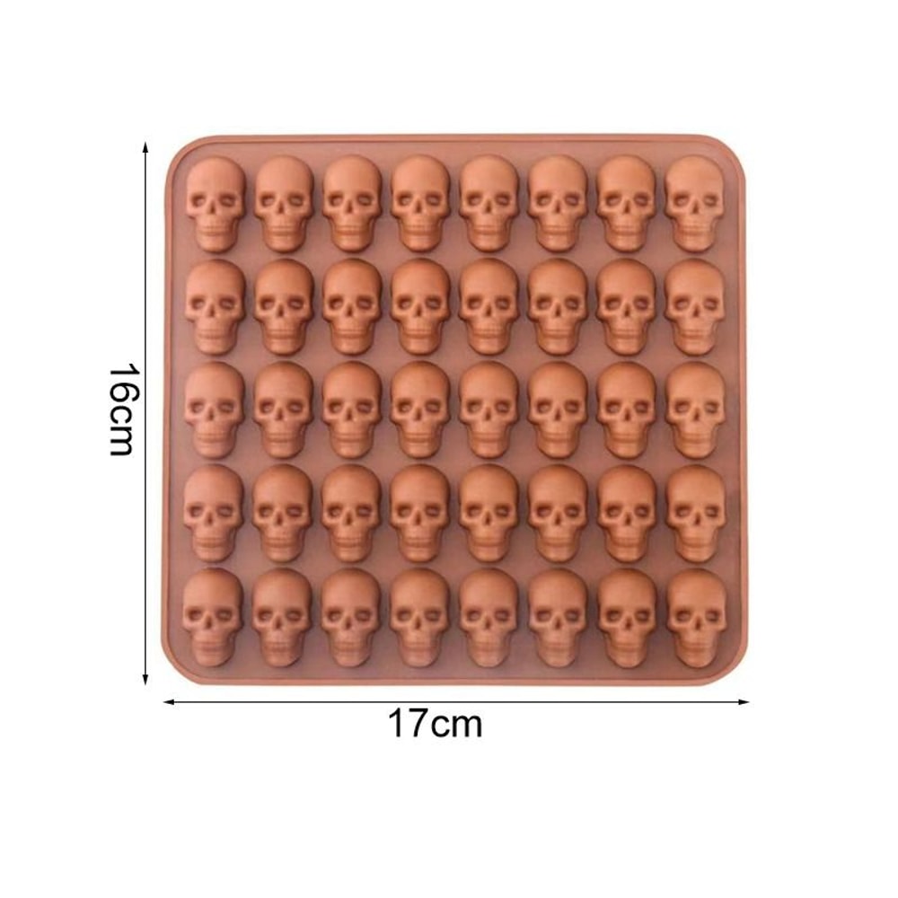Pumpkin Skull Silicone Ice And Baking Mold 9