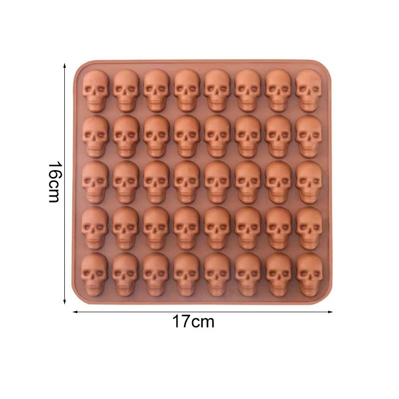 Pumpkin Skull Silicone Ice And Baking Mold 9