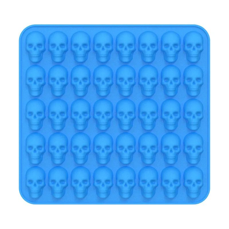 Pumpkin Skull Silicone Ice And Baking Mold 15