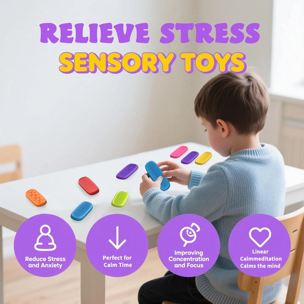 Silicone Sensory Strip Fidget Toy 3