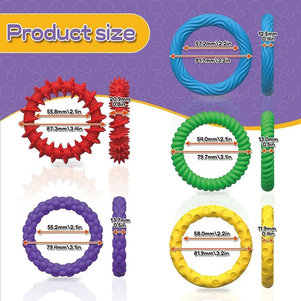 Silicone Sensory Strip Fidget Toy 9