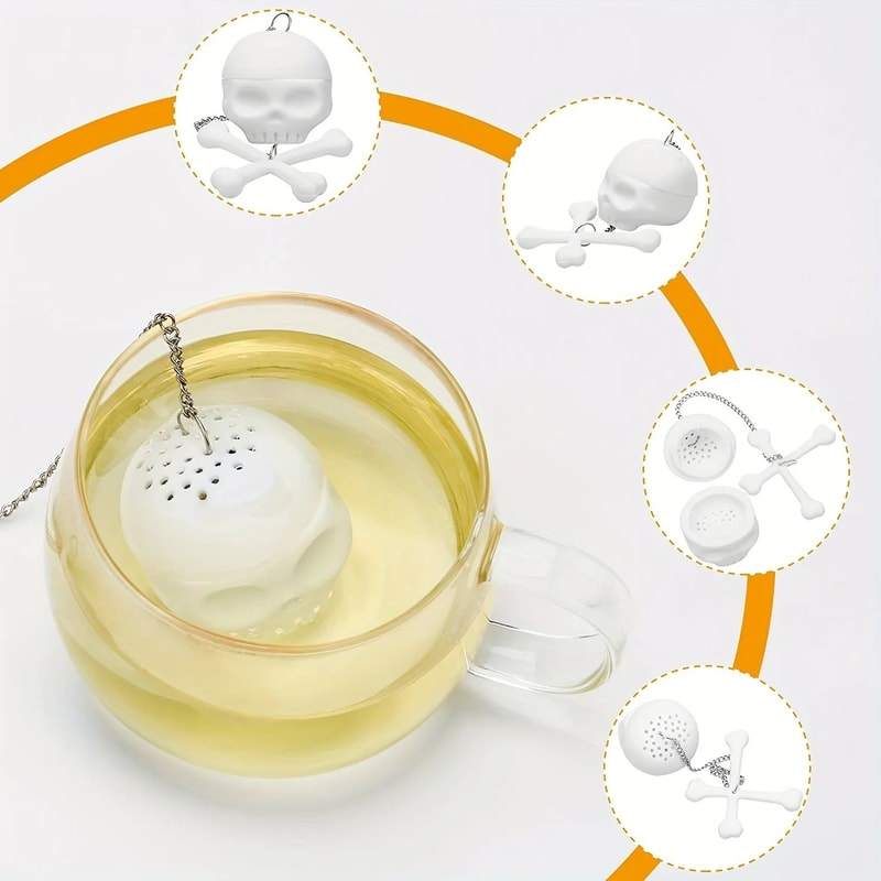 Premium Silicone Tea Strainer 4