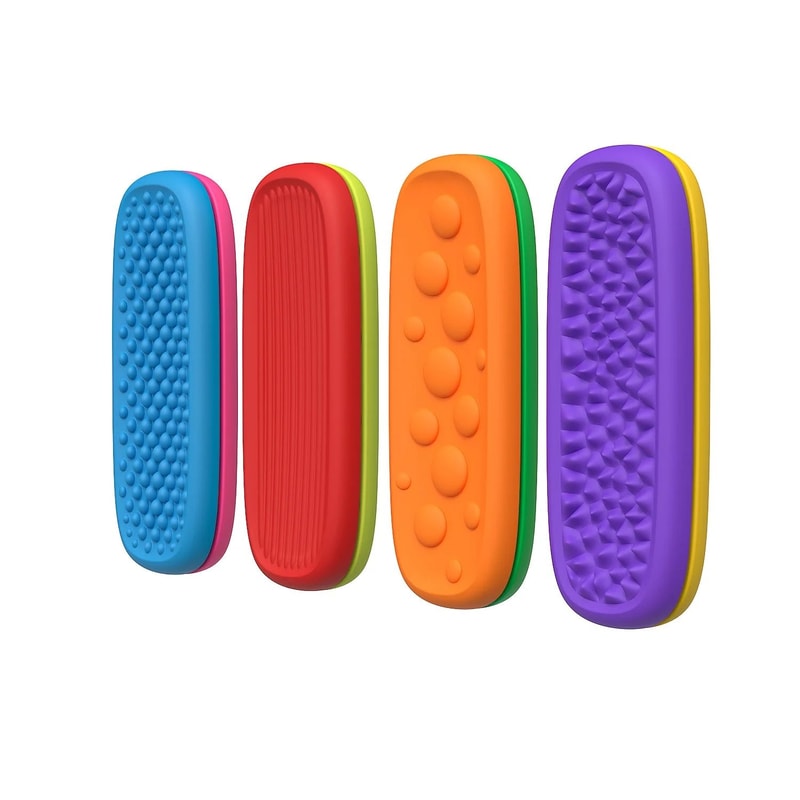 Soft Textured Silicone Sensory Strips 1
