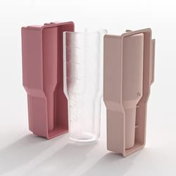 silicone cylinder ice mold for bottles and cups