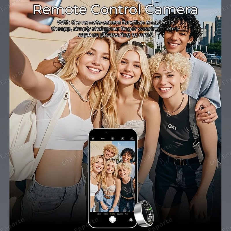 Smart Fitness Health Ring Heart Rate SpO2 Sleep Multi Sport Tracker 2