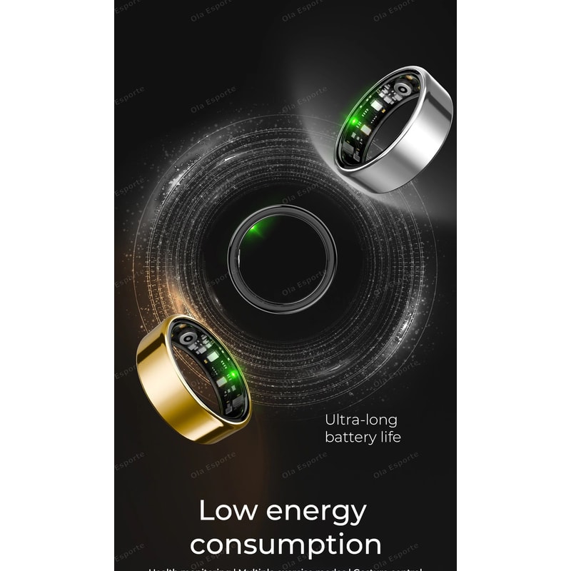 Smart Fitness Health Ring Heart Rate SpO2 Sleep Multi Sport Tracker 6