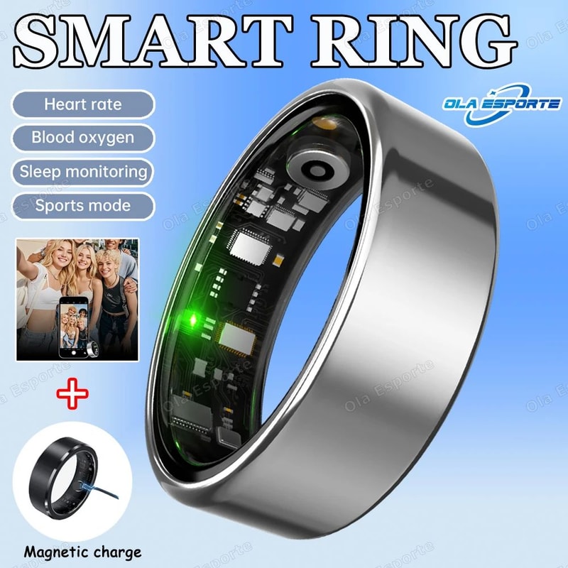 Smart Fitness Health Ring Heart Rate SpO2 Sleep Multi Sport Tracker 10