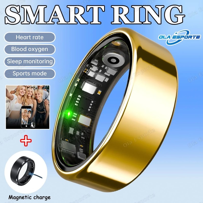 Smart Fitness Health Ring Heart Rate SpO2 Sleep Multi Sport Tracker 11
