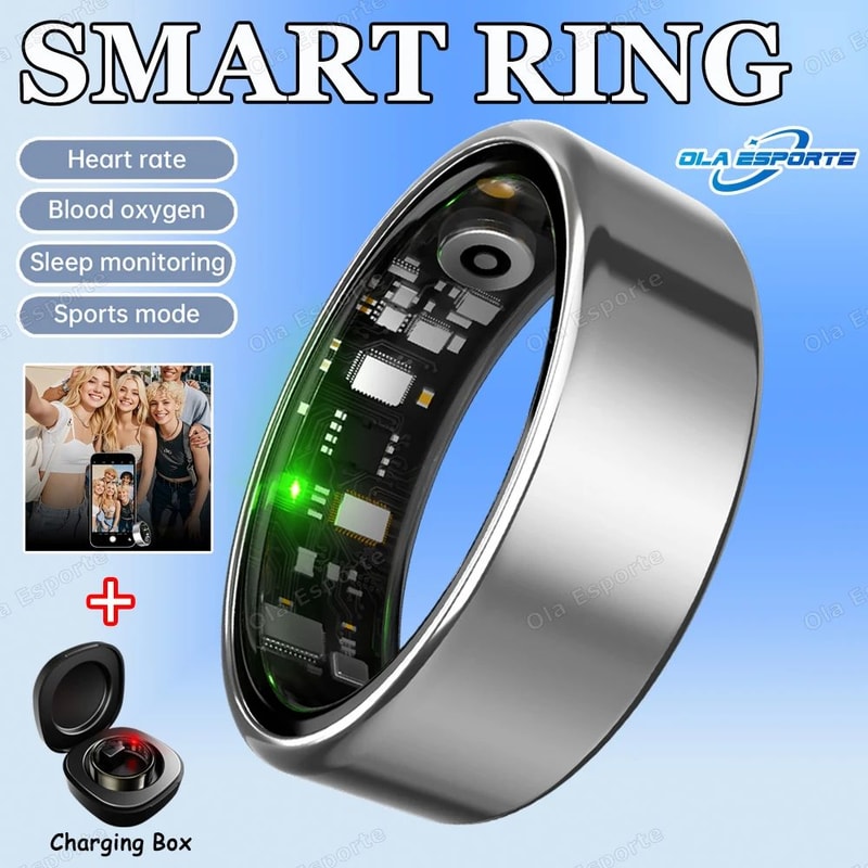 Smart Fitness Health Ring Heart Rate SpO2 Sleep Multi Sport Tracker 13