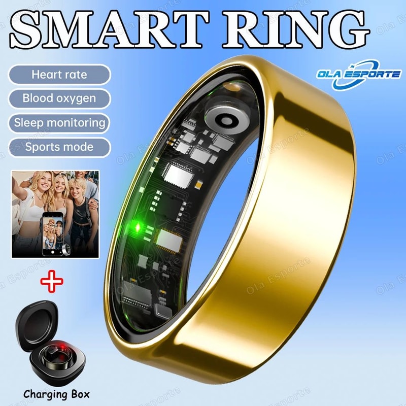 Smart Fitness Health Ring Heart Rate SpO2 Sleep Multi Sport Tracker 14