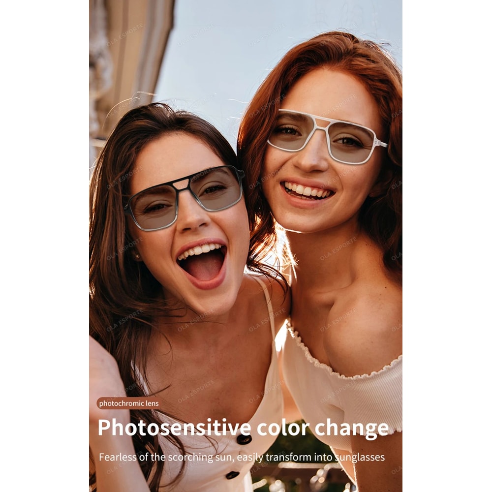 Wireless Bluetooth Audio Smart Glasses With Anti Blue Light Protection 8