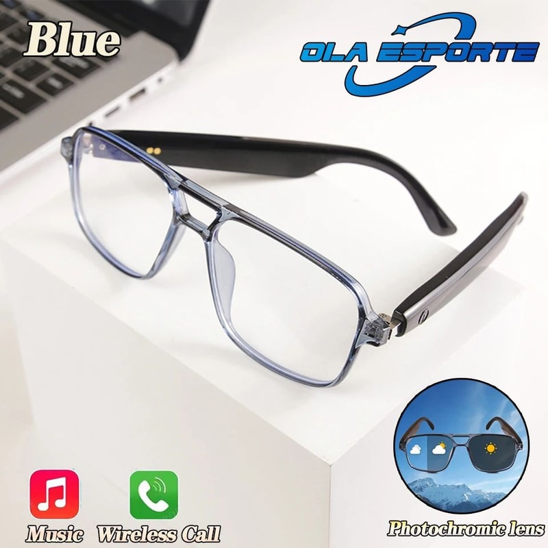 Wireless Bluetooth Audio Smart Glasses With Anti Blue Light Protection 14