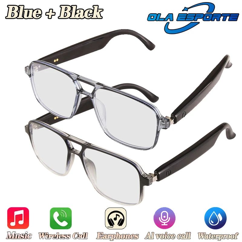 Wireless Bluetooth Audio Smart Glasses With Anti Blue Light Protection 19
