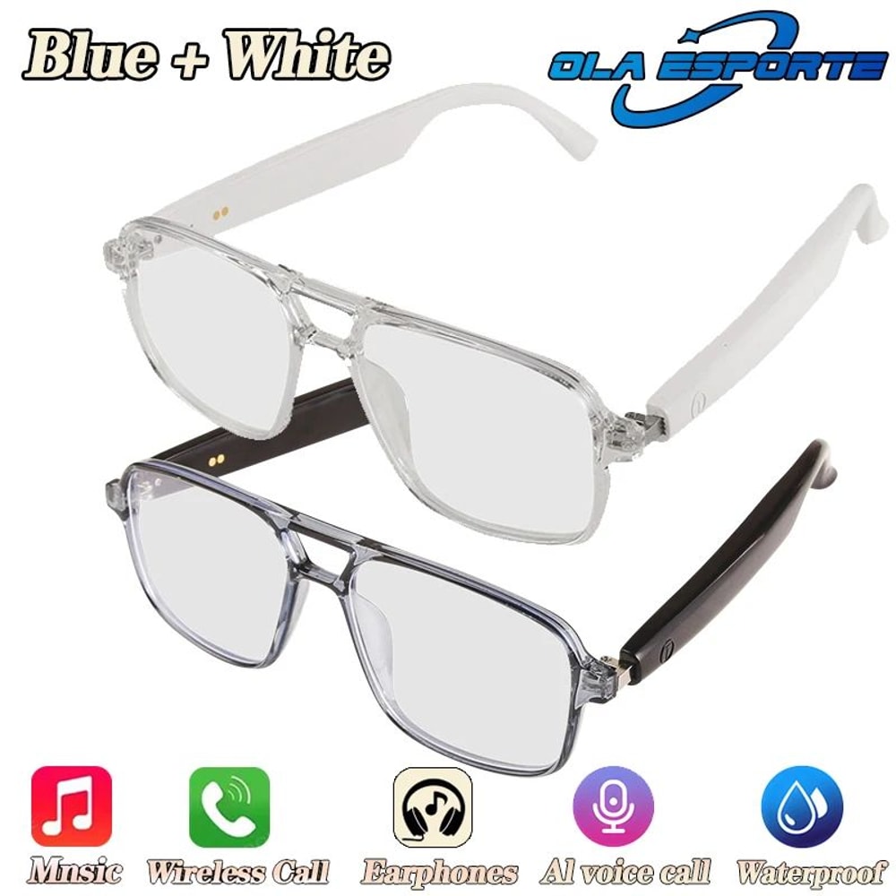 Wireless Bluetooth Audio Smart Glasses With Anti Blue Light Protection 20