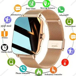 bluetooth smart watch with hd display call answer message preview
