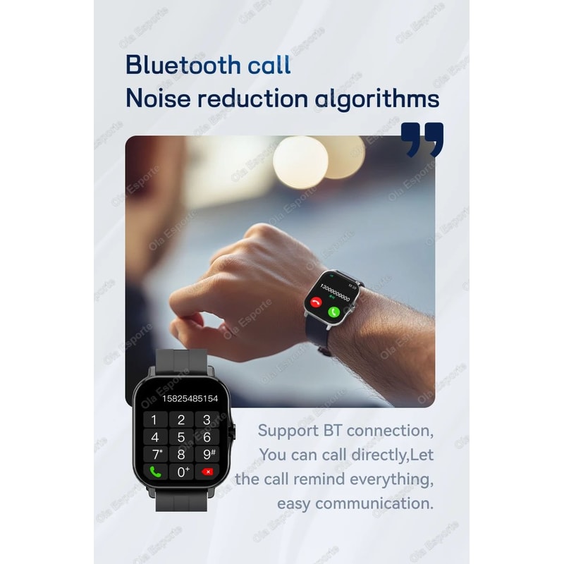 Bluetooth Smart Watch With HD Display Call Answer Message Preview 10