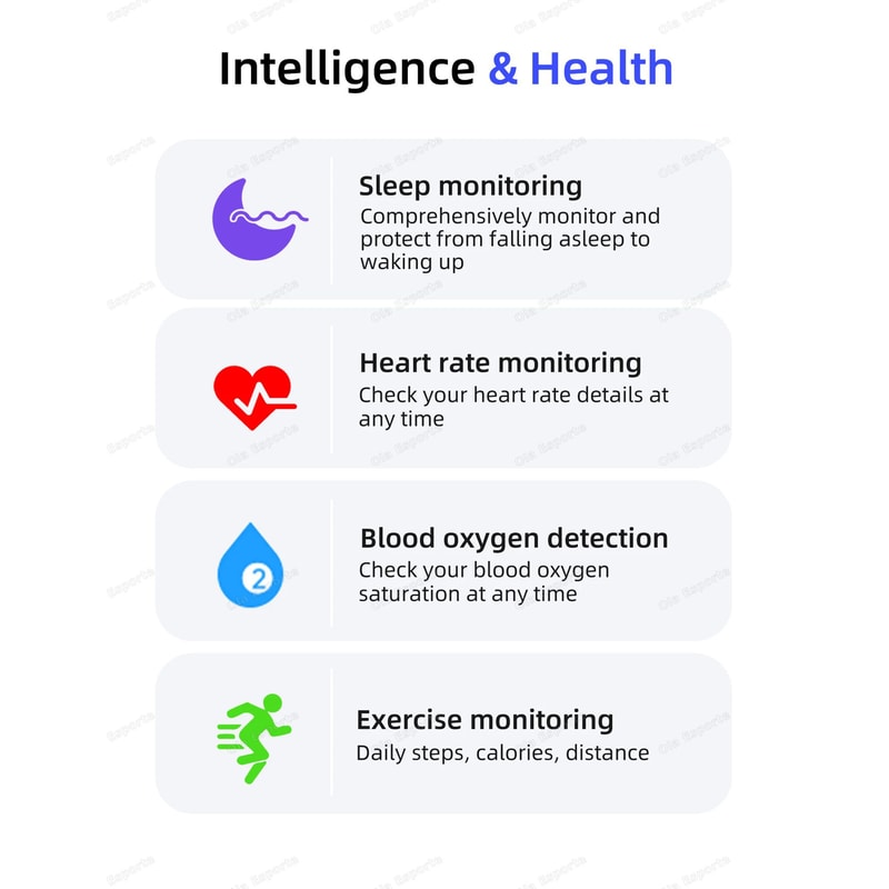 Smart Fitness Health Ring Heart Rate SpO2 Sleep Sport Tracker 8