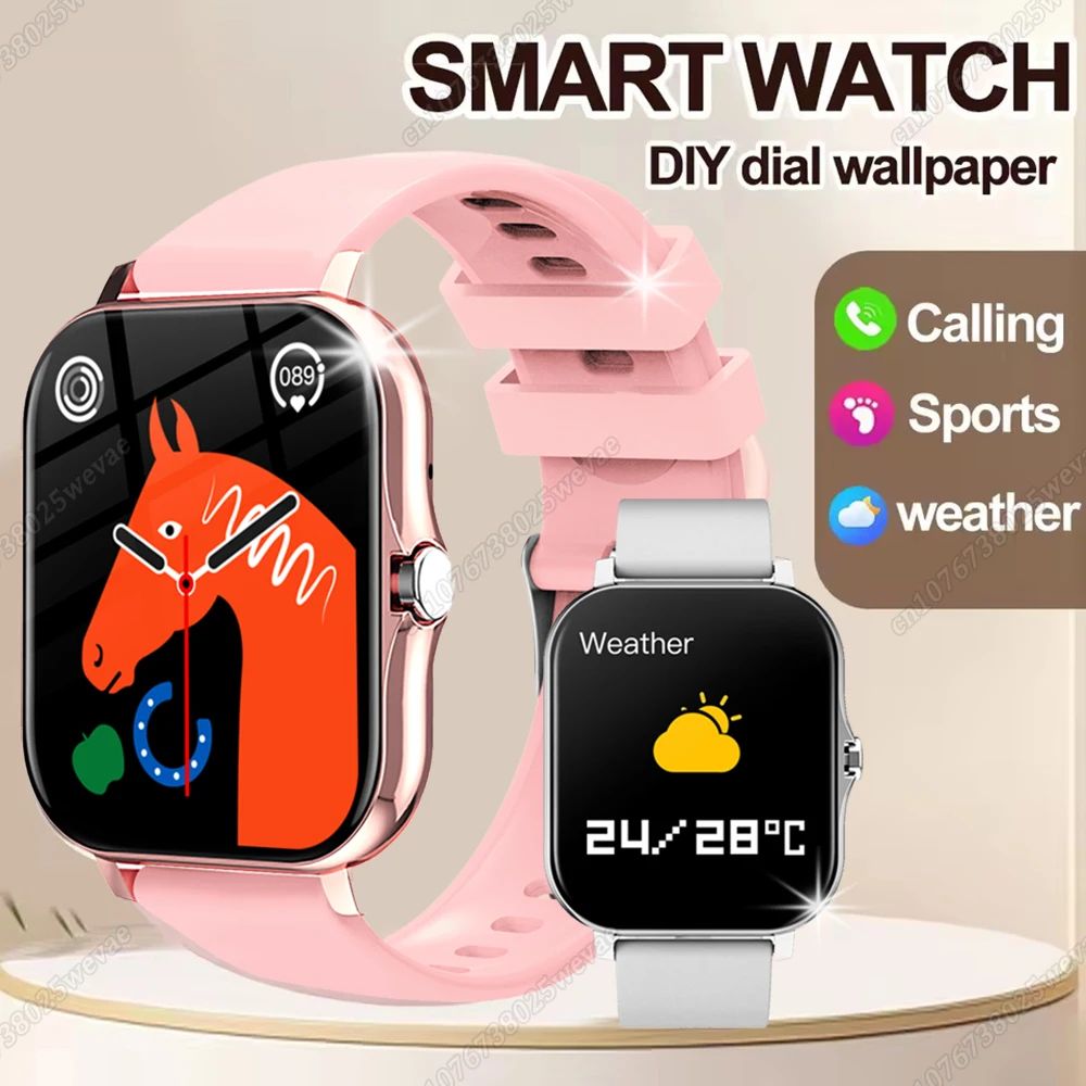 Full Touch Bluetooth Smart Watch Music Playback Sleep Fitness Tracker 0