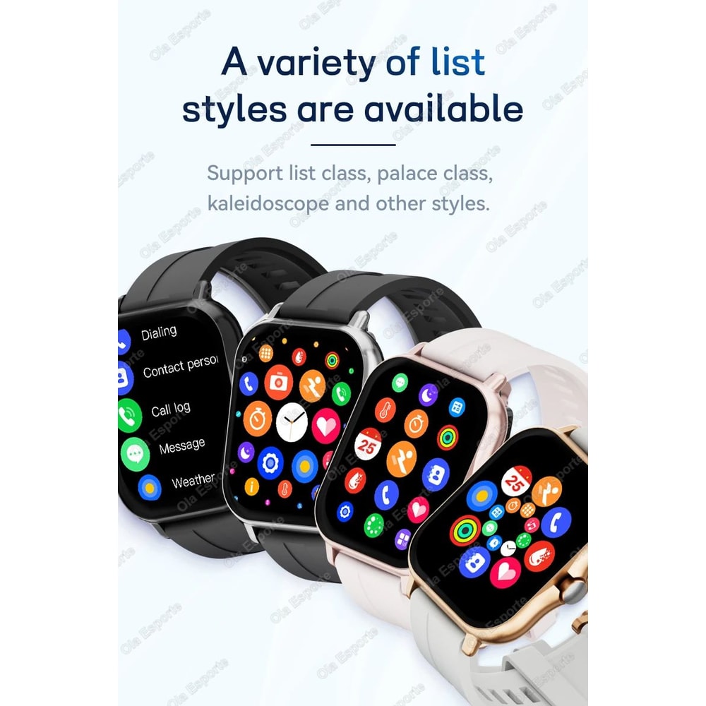 Full Touch Bluetooth Smart Watch Music Playback Sleep Fitness Tracker 8