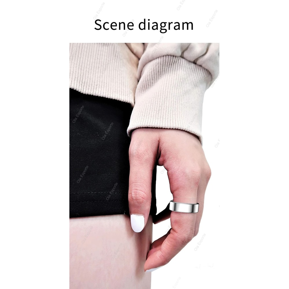 Smart Health Fitness Ring Heart Rate SpO2 Multi Sport Tracker 11