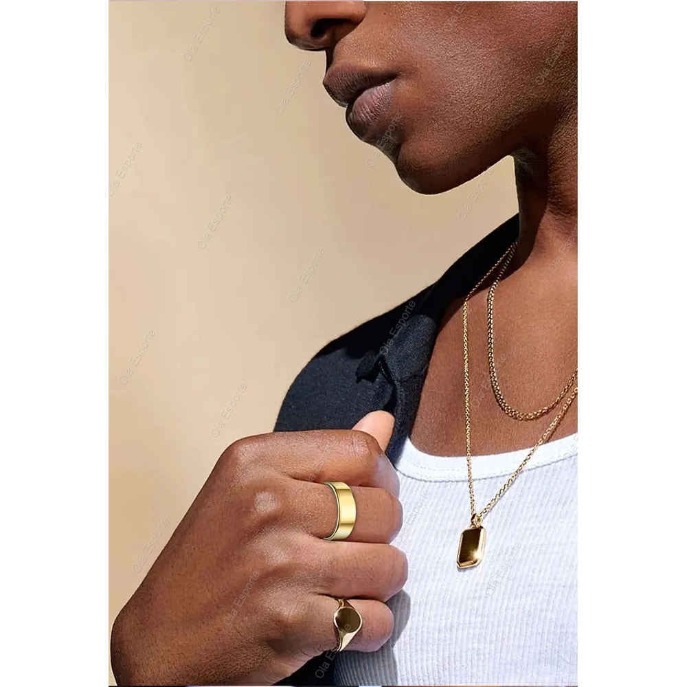 Smart Health Fitness Ring Heart Rate SpO2 Multi Sport Tracker 12