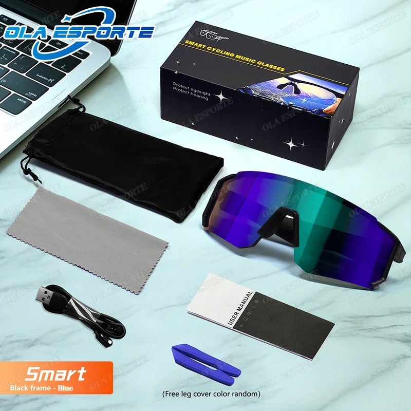 Outdoor Bluetooth Audio Smart Glasses UV Protection Sports Sunglasses 5